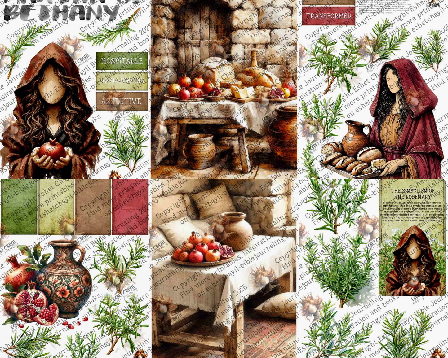 WOB PRINTABLE #P40 MARTHA OF BETHANY (FACELESS) - ENGLISH