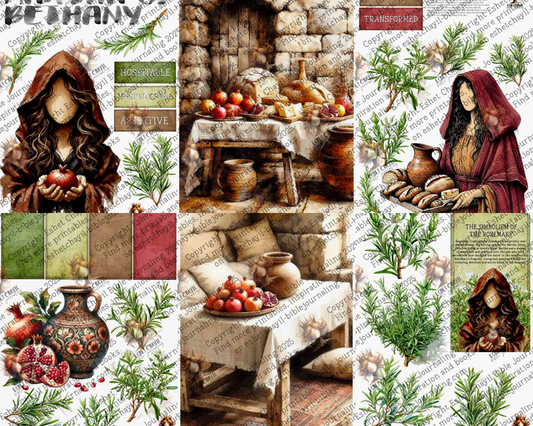 WOB PRINTABLE #P40 MARTHA OF BETHANY (FACELESS) - ENGLISH