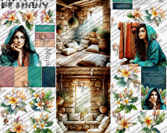 WOB PRINTABLE #41 MARY OF BETHANY (DETAILED FACES) - ENGLISH