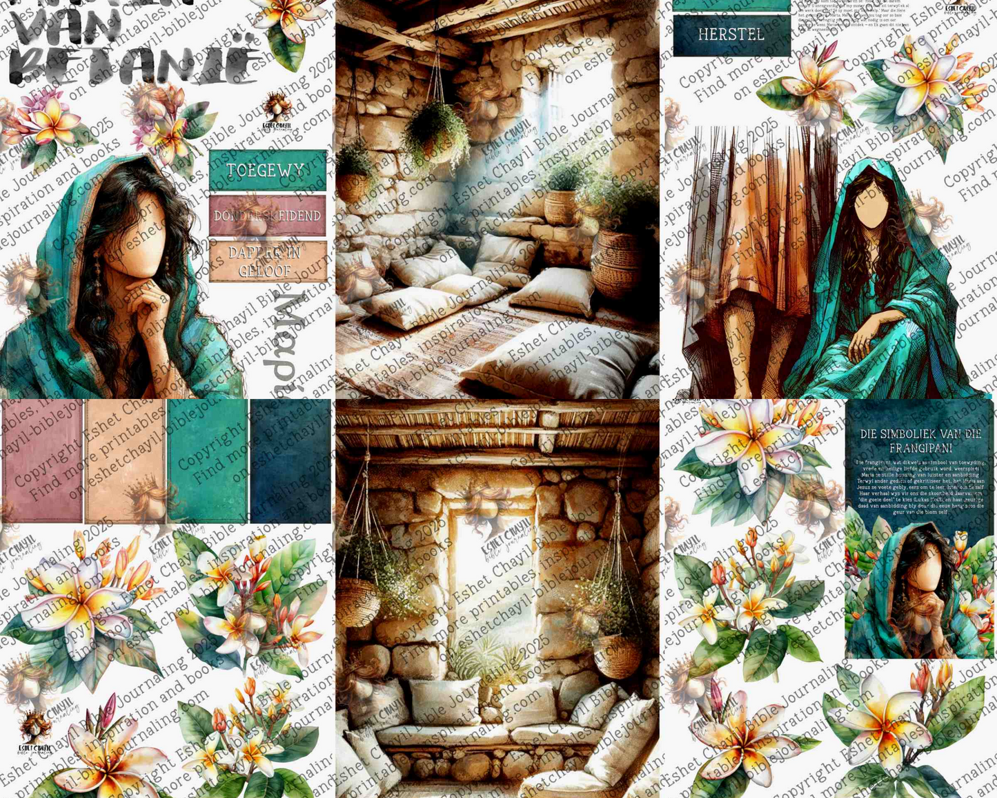 WOB PRINTABLE #41 MARY OF BETHANY (FACELESS) - AFRIKAANS