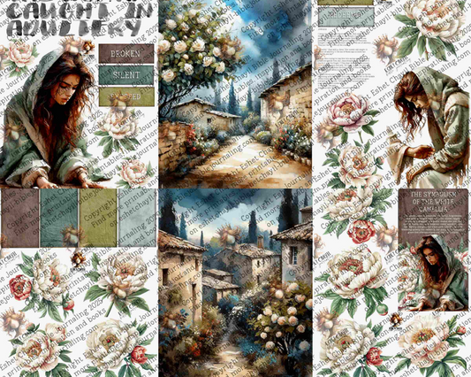 WOB PRINTABLE #42 WOMAN CAUGHT IN ADULTERY(DETAILED FACES) - ENGLISH