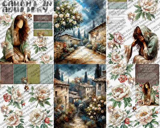 WOB PRINTABLE #42 WOMAN CAUGHT IN ADULTERY (FACELESS) - ENGLISH