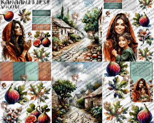 WOB PRINTABLE #44 THE CAANANITE WOMAN (DETAILED FACES) - AFRIKAANS