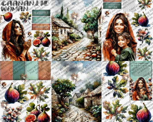 WOB PRINTABLE #44 THE CAANANITE WOMAN (DETAILED FACES) - ENGLISH