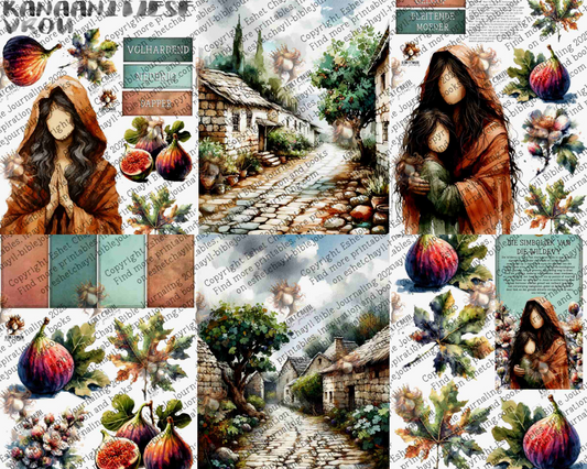 WOB PRINTABLE #44 THE CAANANITE WOMAN (FACELESS) - AFRIKAANS