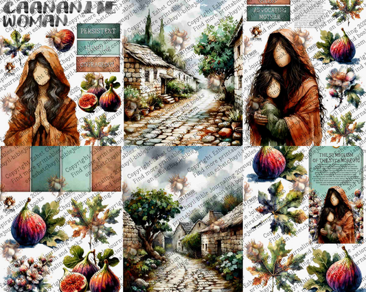 WOB PRINTABLE #44 THE CAANANITE WOMAN (FACELESS) - ENGLISH