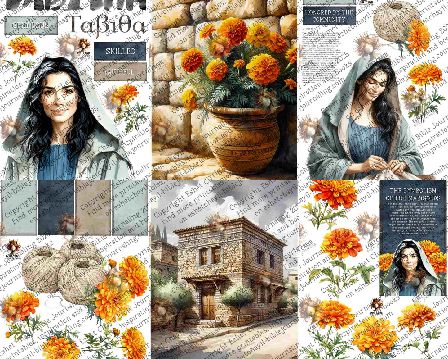 WOB PRINTABLE #P48 TABITHA (DETAILED FACES) - ENGLISH