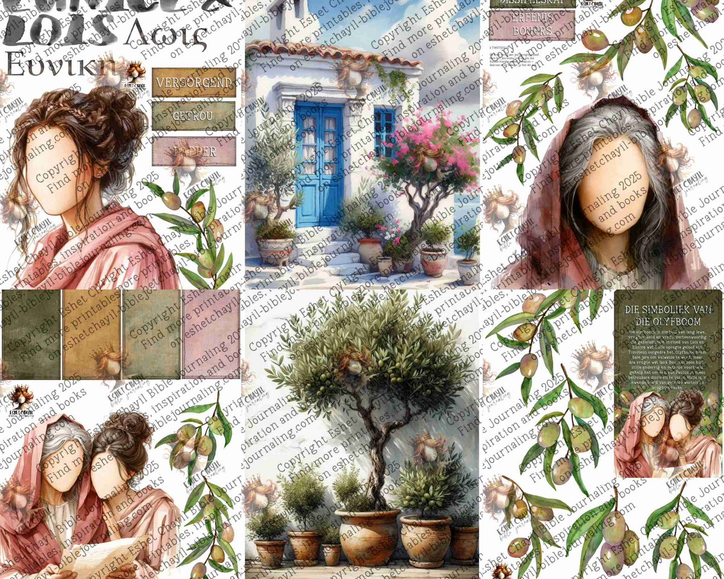 WOB PRINTABLE #P49 EUNICE EN LOIS (FACELESS) - AFRIKAANS