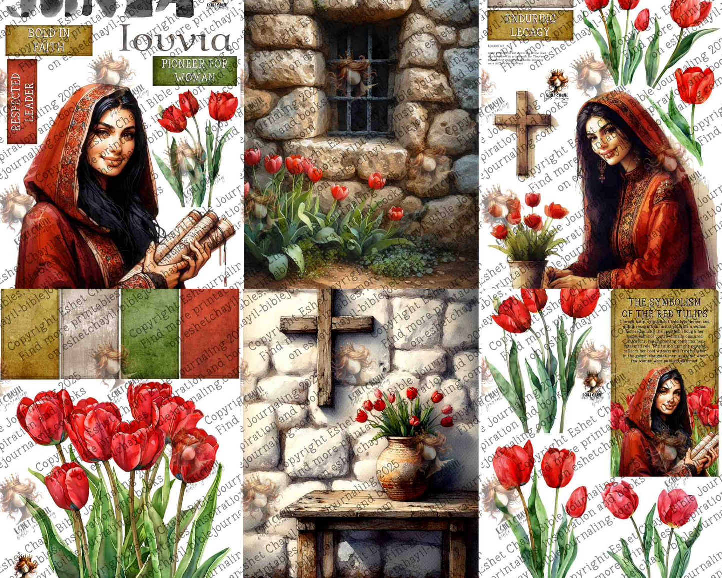 WOB PRINTABLE #P53 JUNIA (DETAILED FACES) - ENGLISH