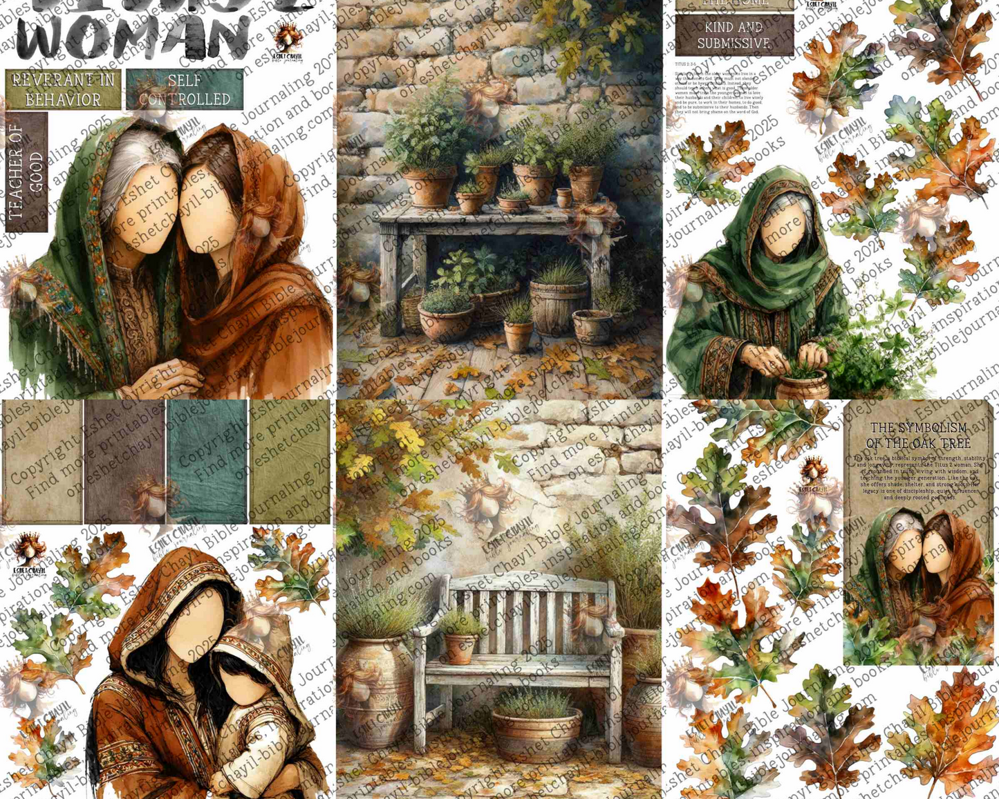 WOB PRINTABLE #P54 THE TITUS 2 WOMAN (FACELESS) - ENGLISH