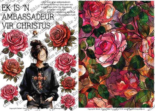 #BEVESTIGING 27 - Ek is ’n ambassadeur vir Christus – 2 Korintiërs 5:20 - Bible Journaling Printable