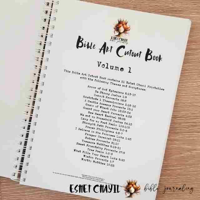 #BIBLE ART CUTOUT BOOK VOLUME 1  - ENGLISH