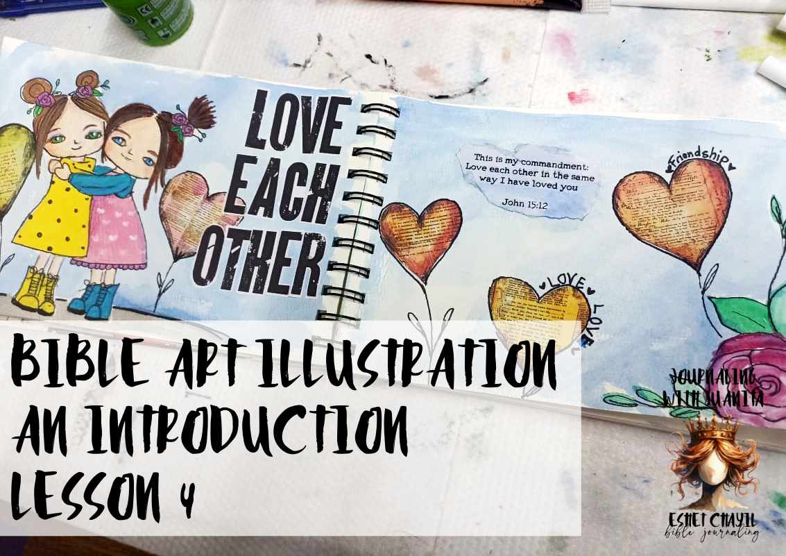 Journaling with Juanita  - Introduction to Bible Art Illustration Course