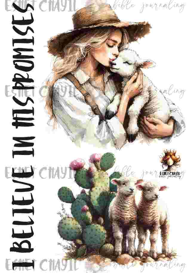 #BIBLE JOURNALING PRINTABLE - PROMISES ENGLISH