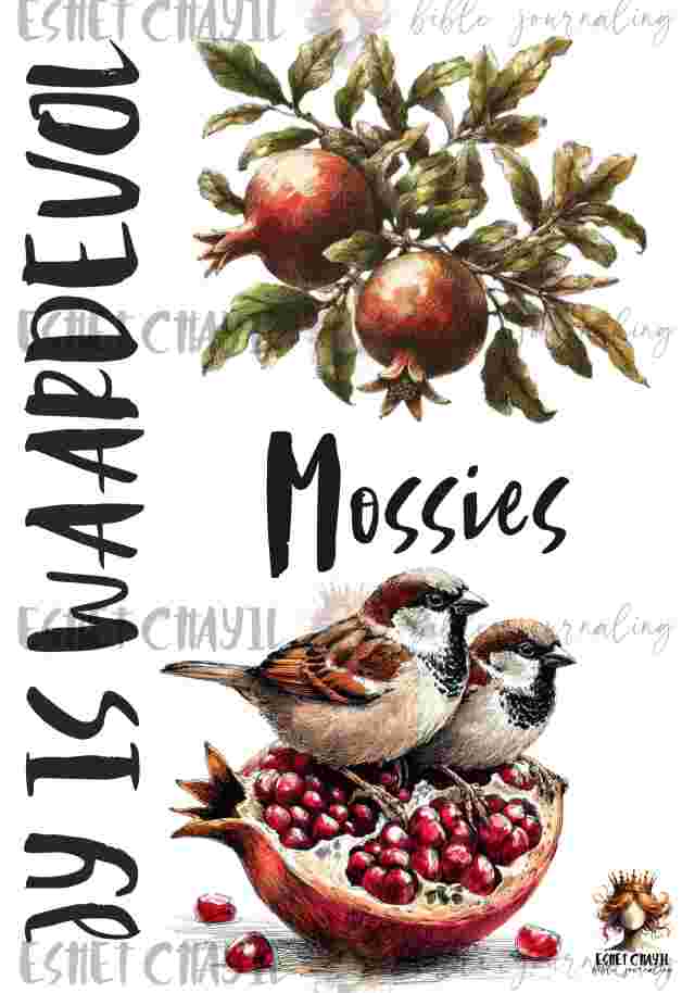 #BIBLE JOURNALING PRINTABLE - WORTHY AFRIKAANS