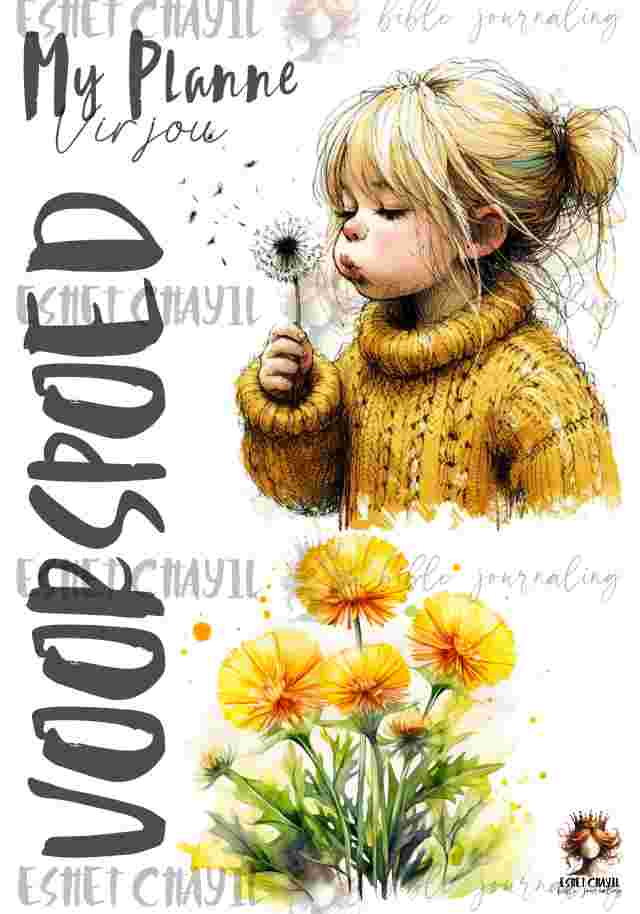 #BIBLE JOURNALING PRINTABLE - PROSPER AFRIKAANS