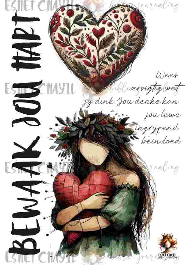 #BIBLE JOURNALING PRINTABLE - GUARD AFRIKAANS