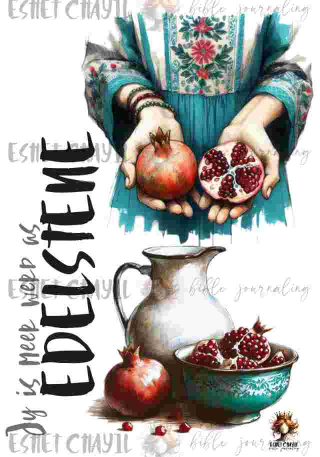 #BIBLE JOURNALING PRINTABLE - RUBIES AFRIKAANS