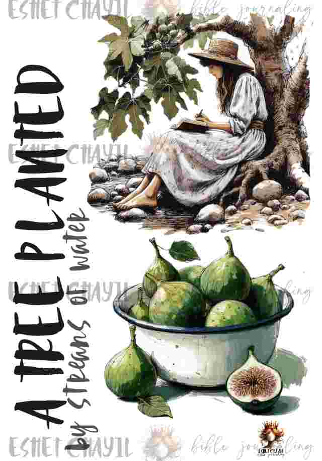 #BIBLE JOURNALING PRINTABLE - TREE ENGLISH