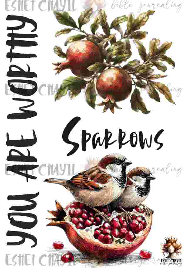 #BIBLE JOURNALING PRINTABLE - WORTHY ENGLISH