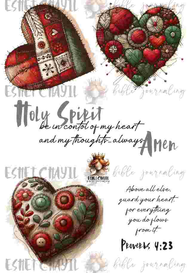 #BIBLE JOURNALING PRINTABLE - GUARD ENGLISH