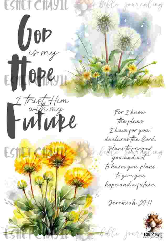 #BIBLE JOURNALING PRINTABLE - PROSPER ENGLISH