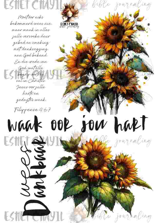 #BIBLE JOURNALING PRINTABLE - GEBED AFRIKAANS