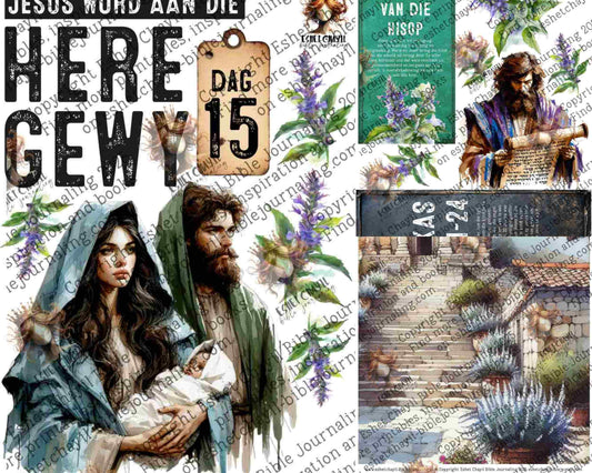 ADVENT #15 (DETAILED FACES) - AFRIKAANS