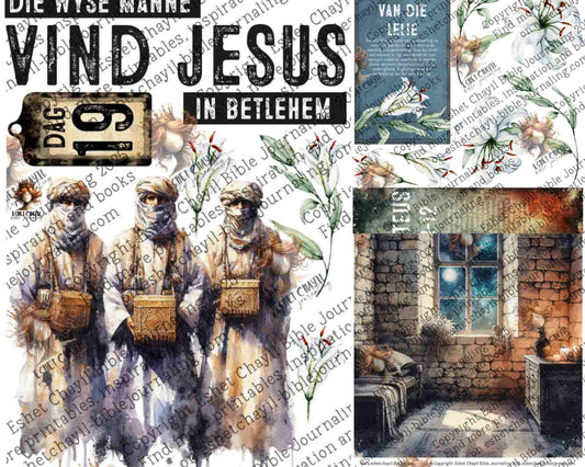 ADVENT #19 (DETAILED FACES) - AFRIKAANS