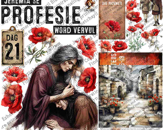 ADVENT #21 (DETAILED FACES) - AFRIKAANS