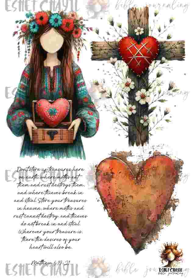 #BIBLE JOURNALING PRINTABLE - TREASURE ENGLISH