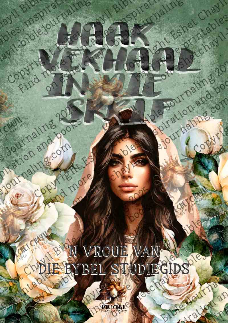 Haar Verhaal in die Skrif AFRIKAANS  - A 184 Page Printable Bible Study Guide with 450 Study Questions and Exclusive Online Community Access