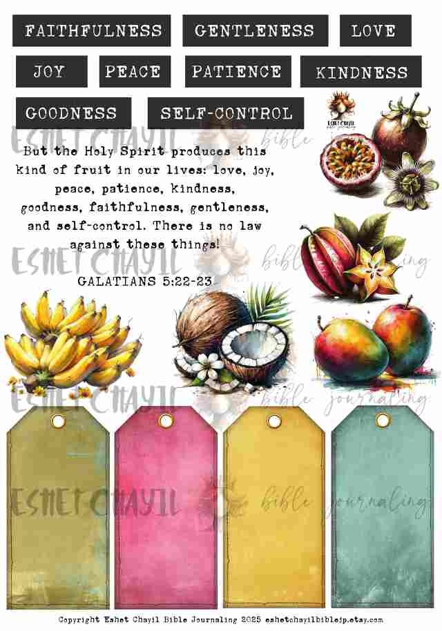 #MY FAVORITE BIBLE VERSES -  FRUIT