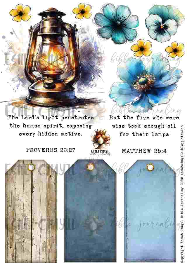 #MY FAVORITE BIBLE VERSES -  INNER LAMP - Printable and Devotional