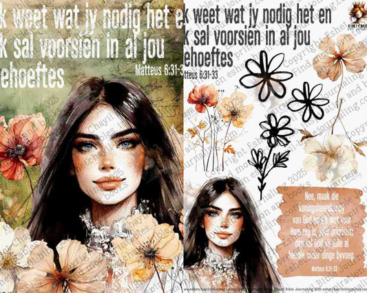 GOD'S LETTER TO HIS PRECIOUS DAUGHTER #8 - AFRIKAANS