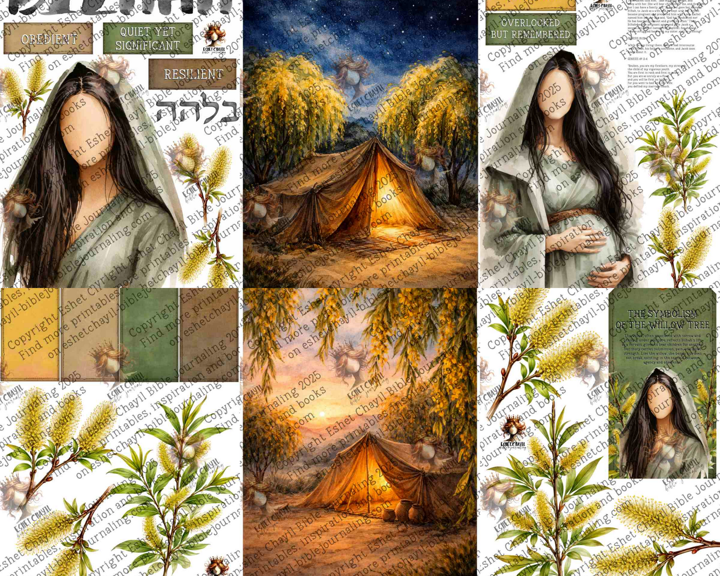 WOB PRINTABLE #N13 BILHAH (FACELESS) - ENGLISH