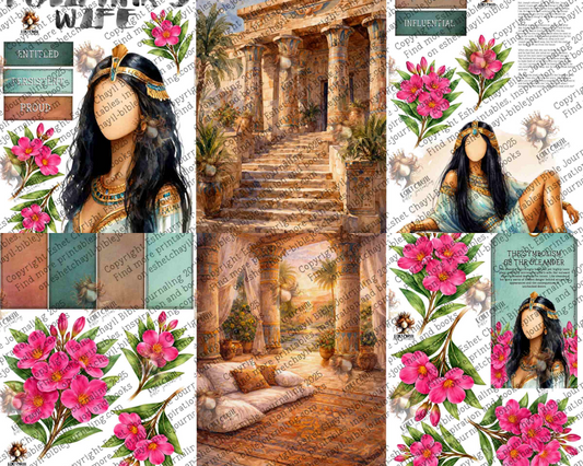 WOB PRINTABLE #N17 POTIPHAR'S WIFE (FACELESS) - ENGLISH