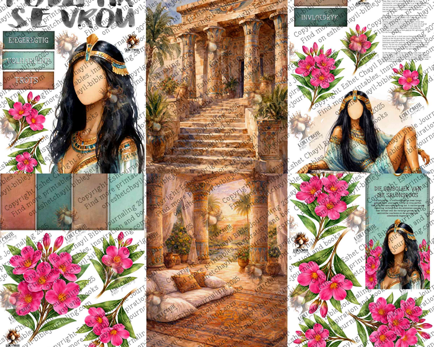 WOB PRINTABLE #N17 POTIFAR SE VROU (FACELESS) - AFRIKAANS