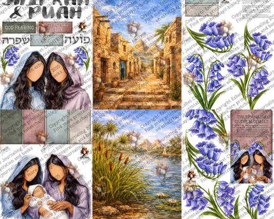 WOB PRINTABLE #N19 SHIPRAH AND PUAH (FACELESS) - ENGLISH