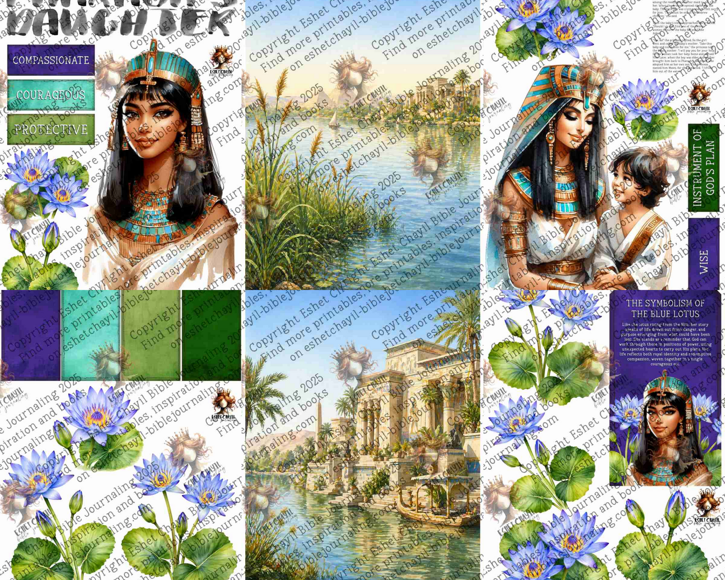 WOB PRINTABLE #N22 PHAROAH'S DAUGHTER (DETAILED FACES) - ENGLISH