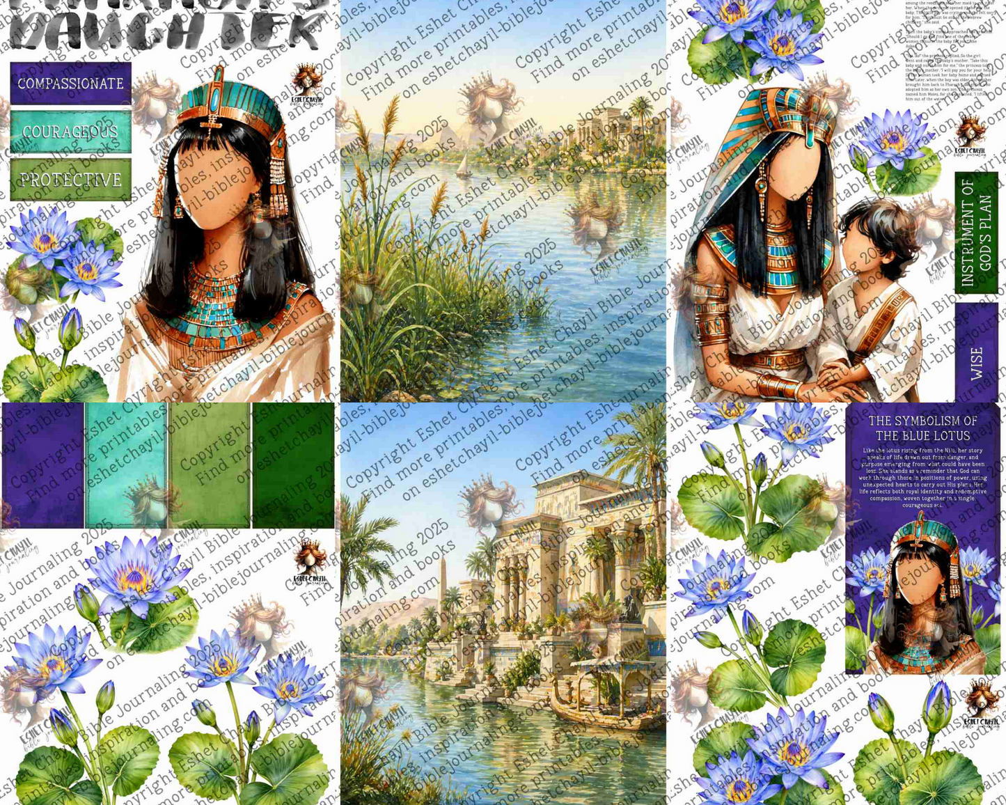 WOB PRINTABLE #N22 PHAROAH'S DAUGHTER (FACELESS) - ENGLISH