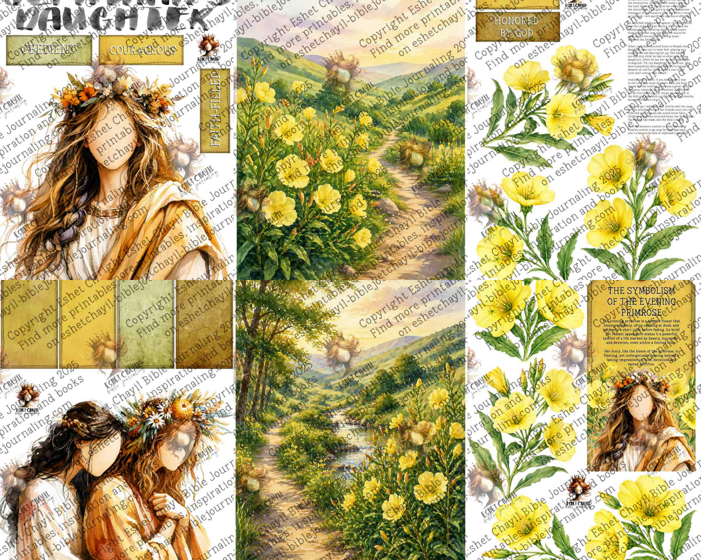 WOB PRINTABLE #N31 JEPHTHAH'S DAUGHTER (FACELESS) - ENGLISH