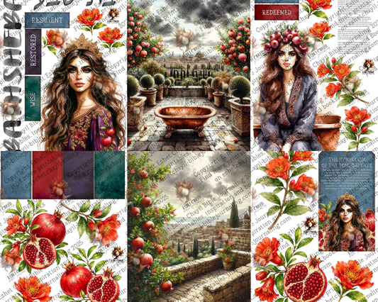 WOB PRINTABLE #N41 BATHSHEBA (DETAILED FACES) - ENGLISH