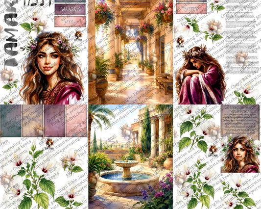 WOB PRINTABLE #N42 TAMAR DOD (DETAILED FACES) - AFRIKAANS