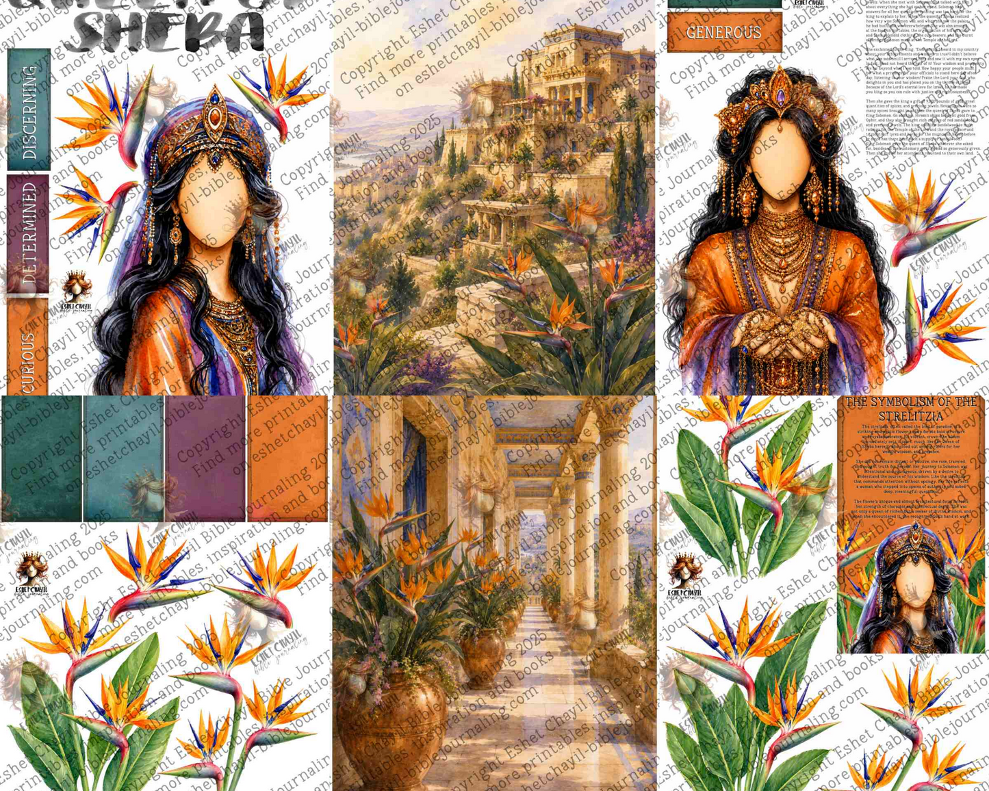 WOB PRINTABLE #N45 QUEEN OF SHEBA (FACELESS) - ENGLISH
