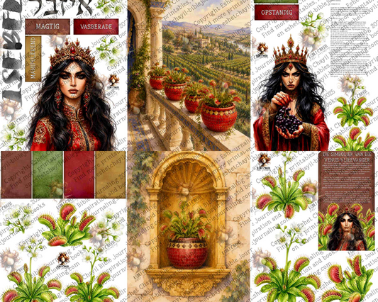 WOB PRINTABLE #N46 ISEBEL - AFRIKAANS DETAILED FACE