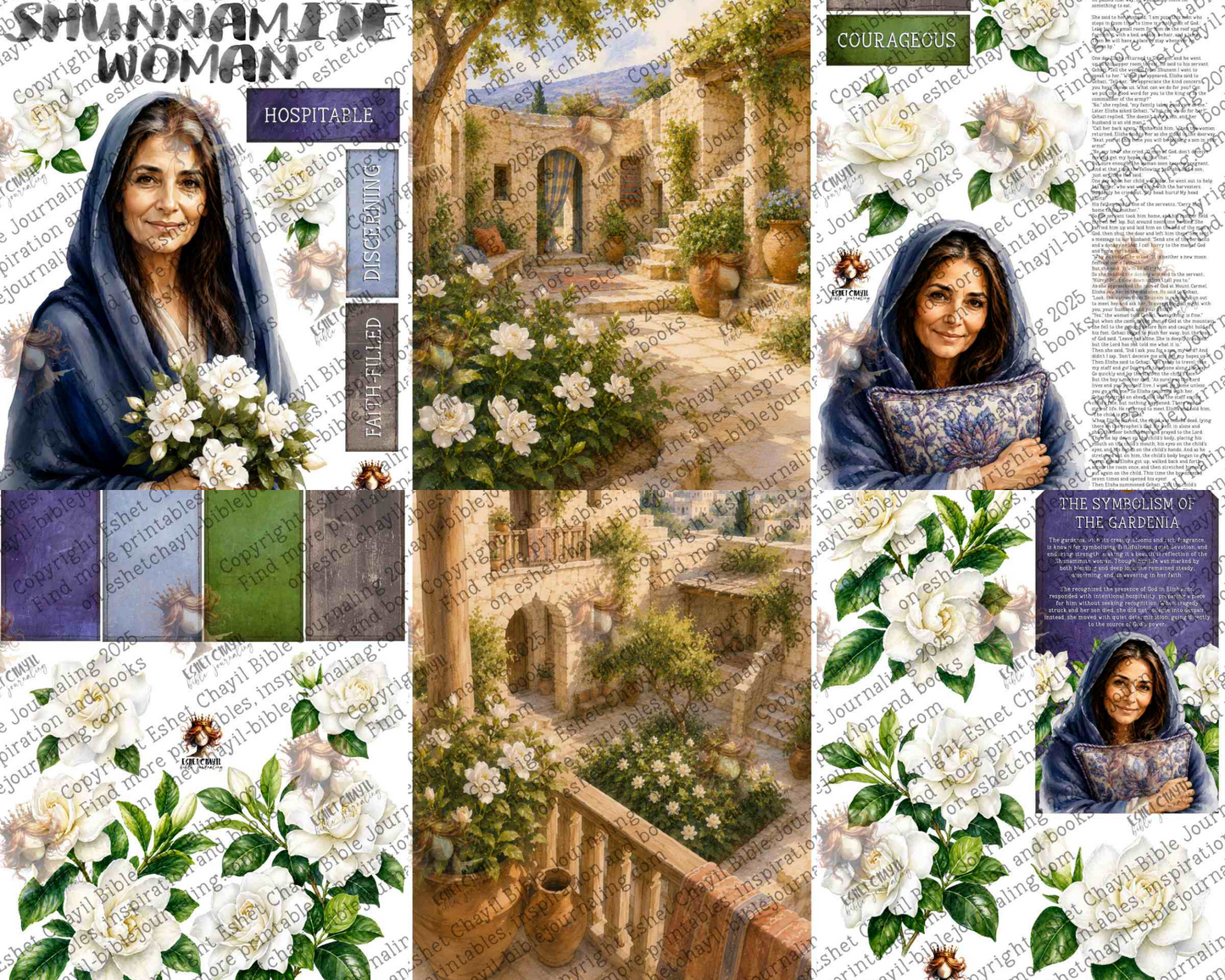 WOB PRINTABLE #N49 SHUNAMITE WOMAN (DETAILED FACES) - ENGLISH