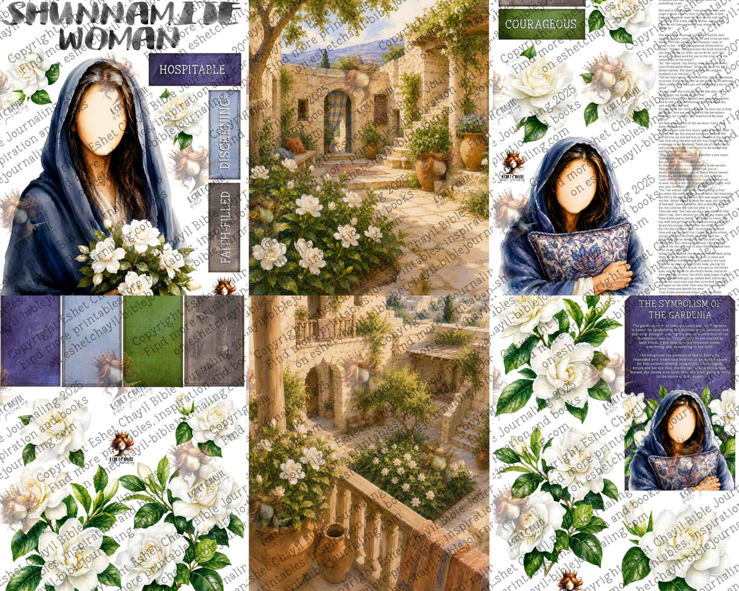 WOB PRINTABLE #N49 SHUNAMITE WOMEN (FACELESS) - ENGLISH