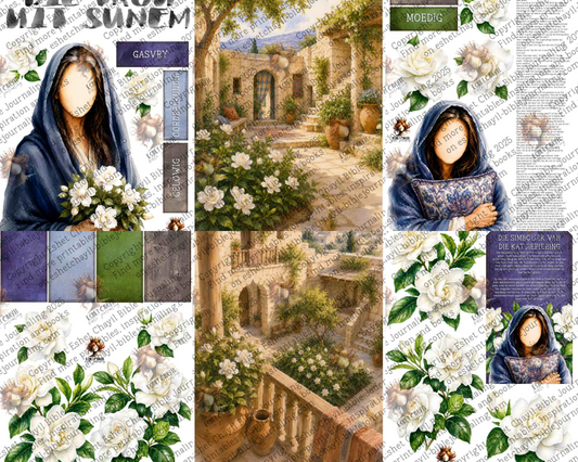 WOB PRINTABLE #N49 VROU UIT SUNEM (FACELESS) - AFRIKAANS