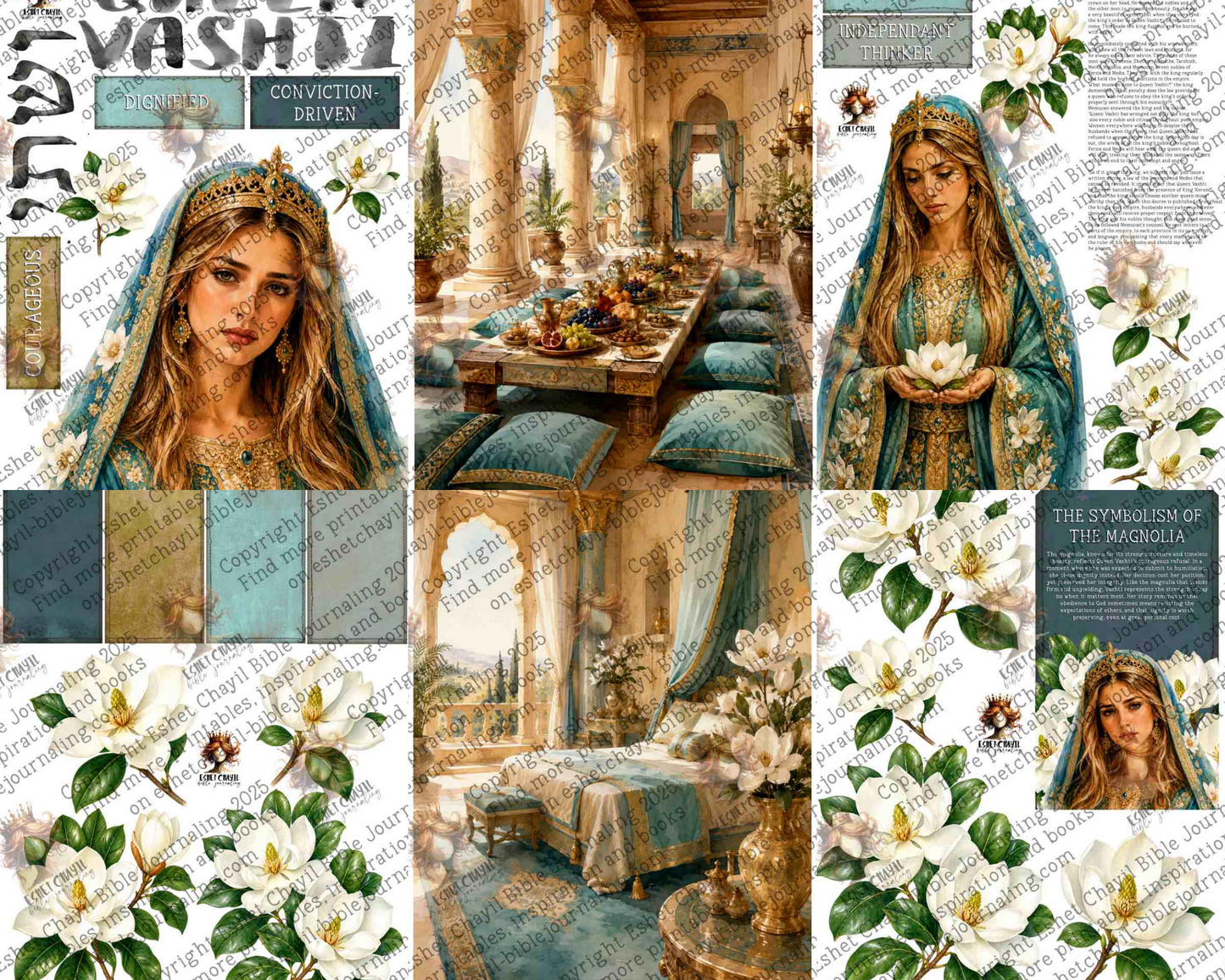 WOB PRINTABLE #N52 QUEEN VASHTI (DETAILED FACES) - ENGLISH